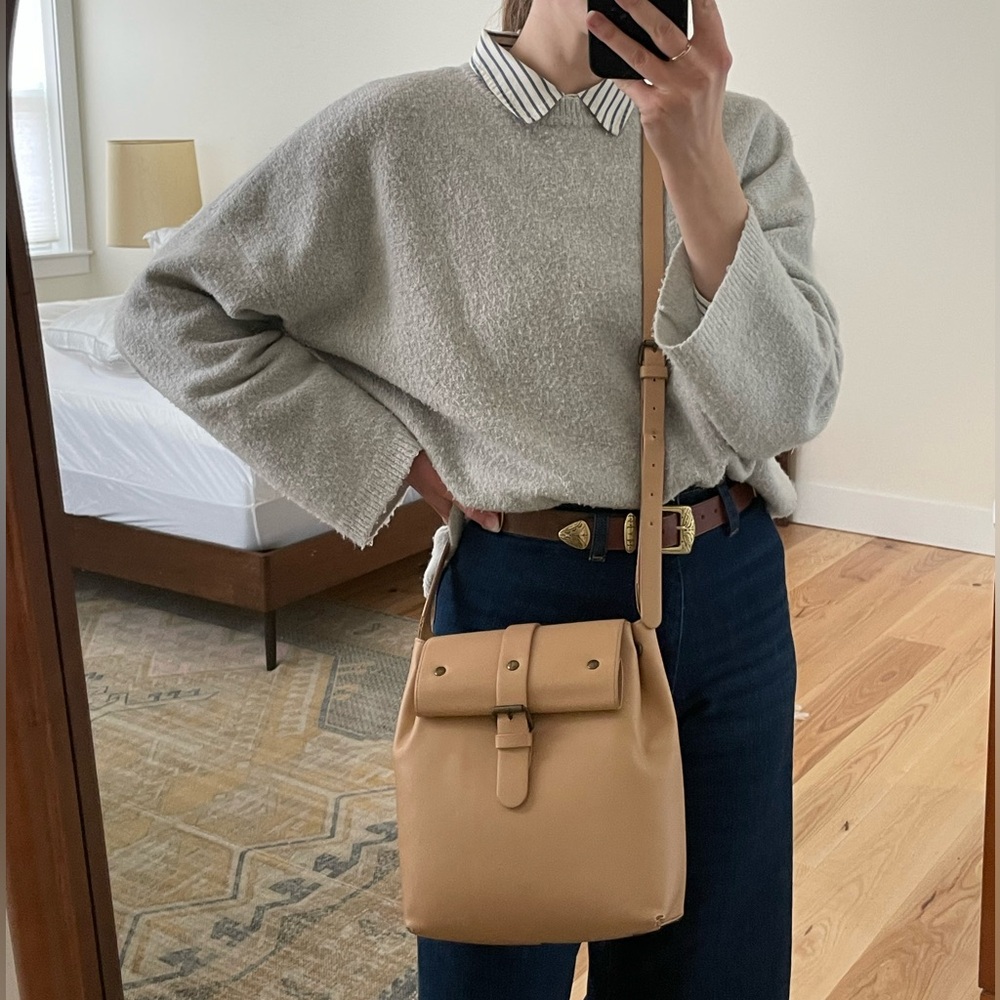 Effortless Chic Tan Crossbody Bag - Target Find!